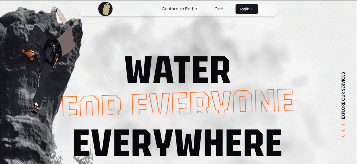 add-text-behind-image saas hero-section